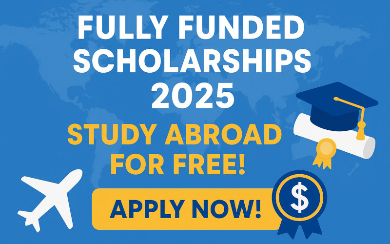 Top Fully Funded Scholarships 2025 – Apply Today and Study Abroad for Free!